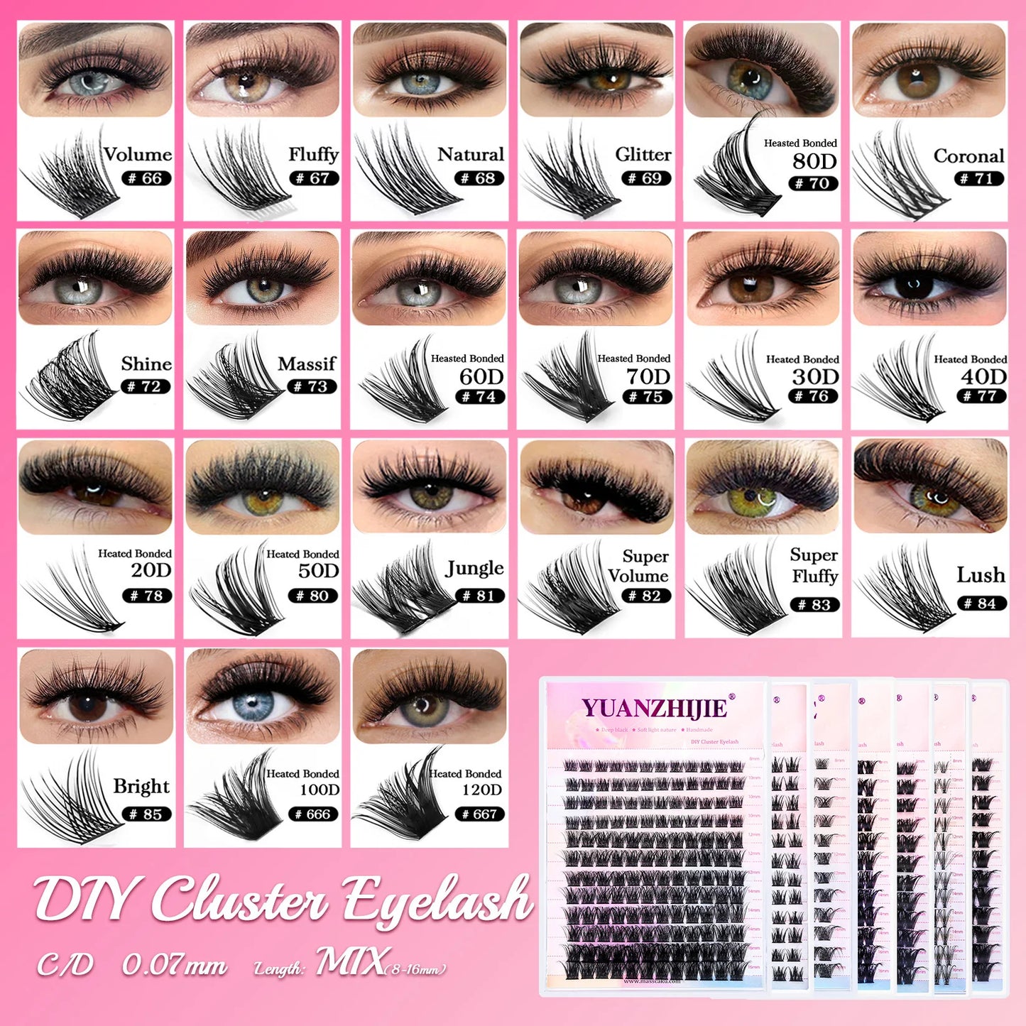 Wispy Volume Individual Eyelashes™