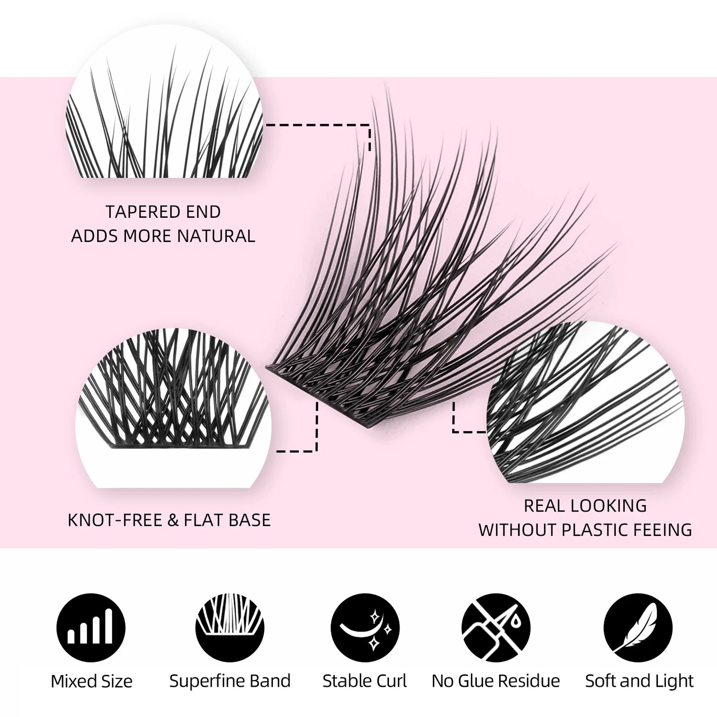 Wispy Volume Individual Eyelashes™