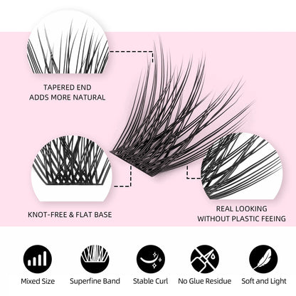 Wispy Volume Individual Eyelashes™